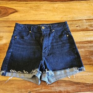 American Eagle Outfitters Blue Jean Shorts High-Rise